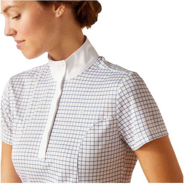 2024 Ariat Damen Aptos Kurz Ärmel Zeigen Hemd 10048830 - Blushing Rose Check